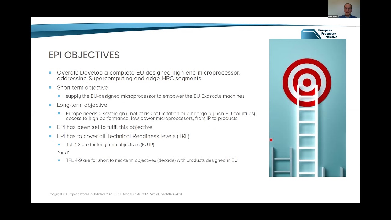 European Processor Initiative (EPI) Tutorial
