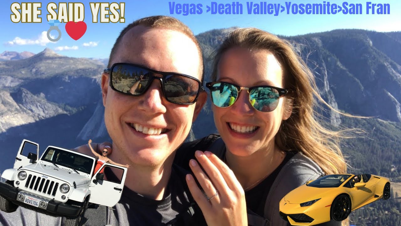 Las Vegas, Death Valley, Yosemite & Beyond! |  The Road Trip where she said YES! 💍