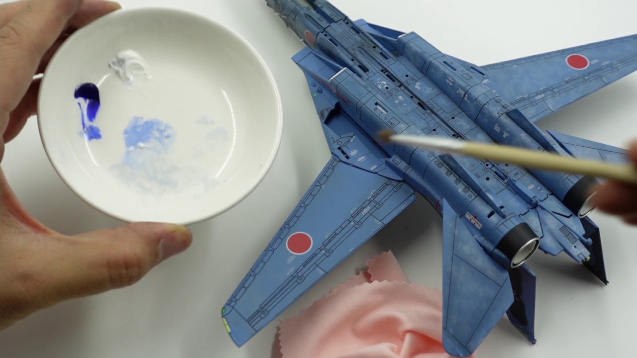 How to Weather Scale Model Aircraft with Oil Paints Calibre Wings HD Version CA72DC02 F-14 Tomcat