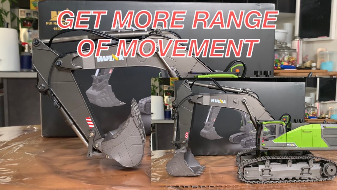 Increasing the range of movement on Huina 1593
