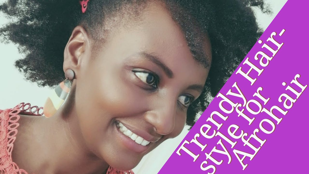 Trendy and Classic Afro Hairstyle. Keep it Simple.