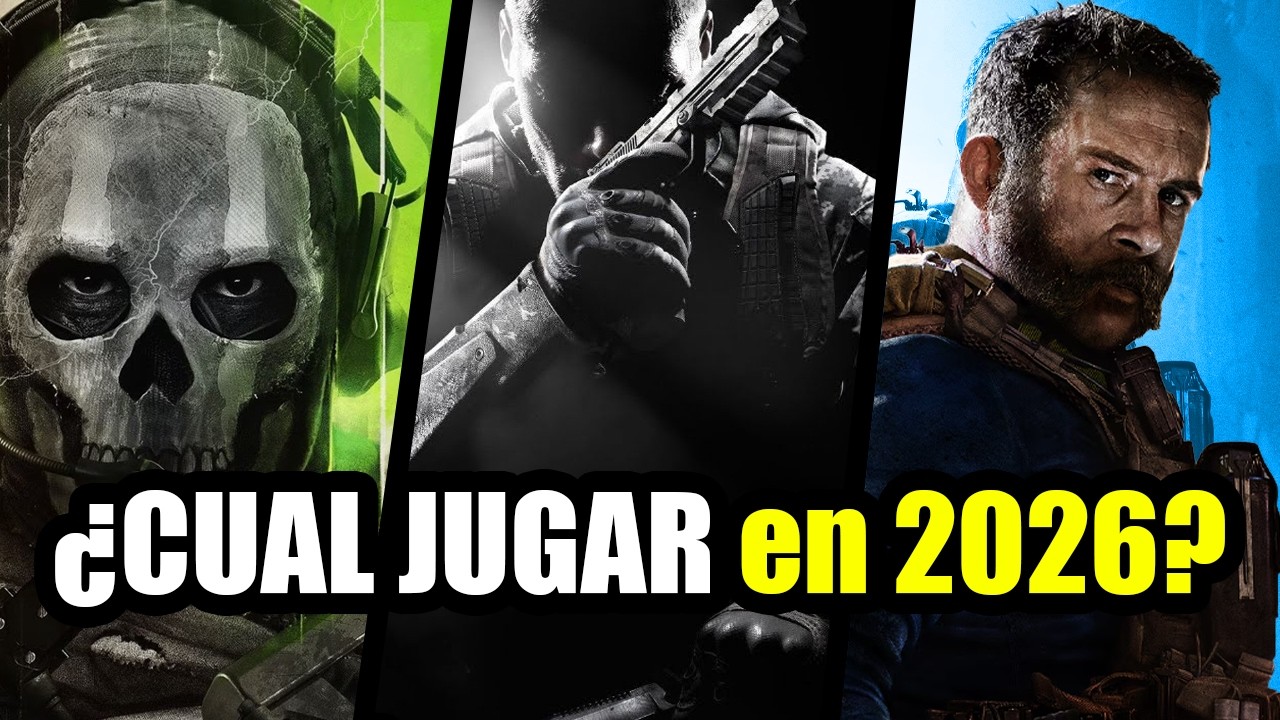 Los MEJORES CALL OF DUTY para JUGAR en 2026