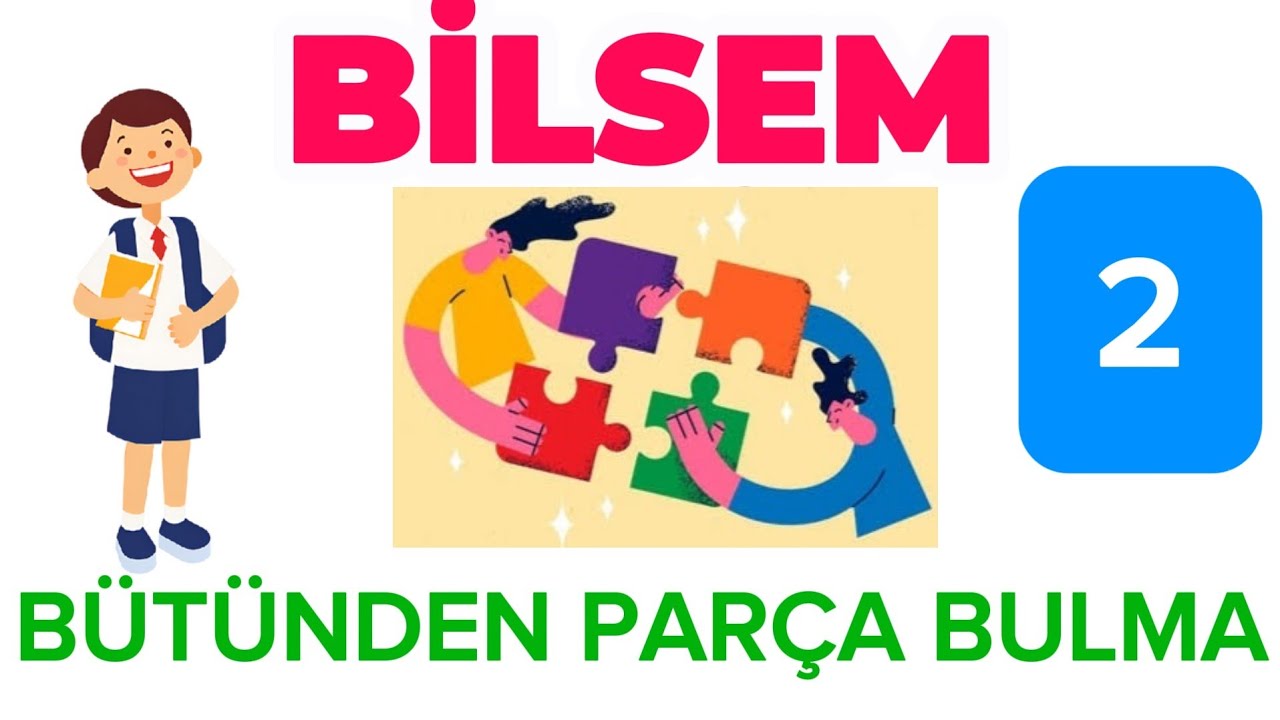 BİLSEM SORULARI B&Uuml;T&Uuml;NDEN PAR&Ccedil;A BULMA. #bilsem  #bilsemsınavı #bilsemhazırlık  #zekagelişimi