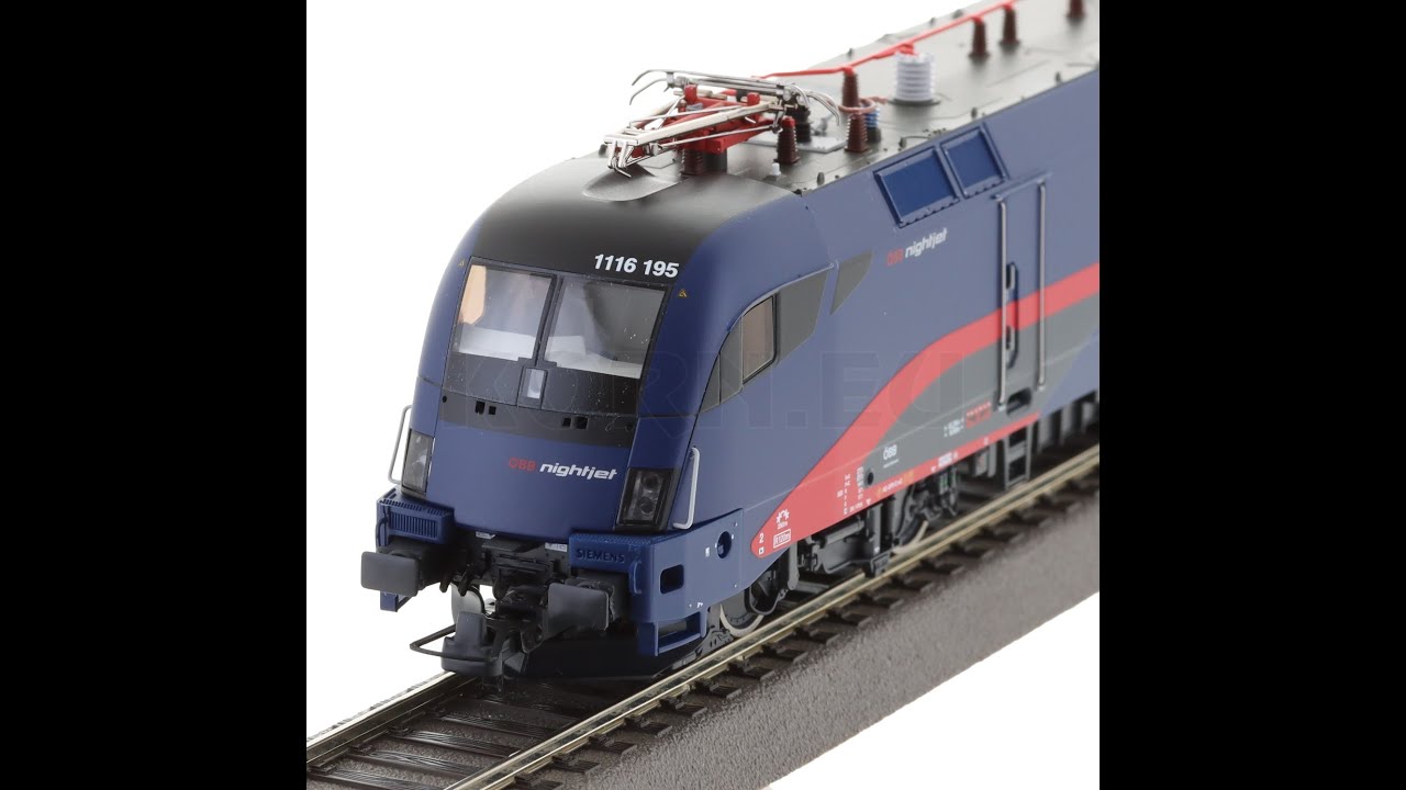 Roco (70496) NightJet Siemens RH 1116 Electric Locomotive Review