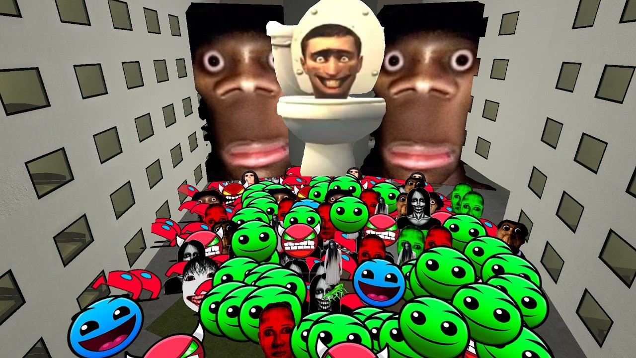 BIG TOYLET & AMOR YC ALL NEXTBOTS INSANE CHASE IN LIMINAL HOTEL  😱🔥| #nextbots #mightygamer