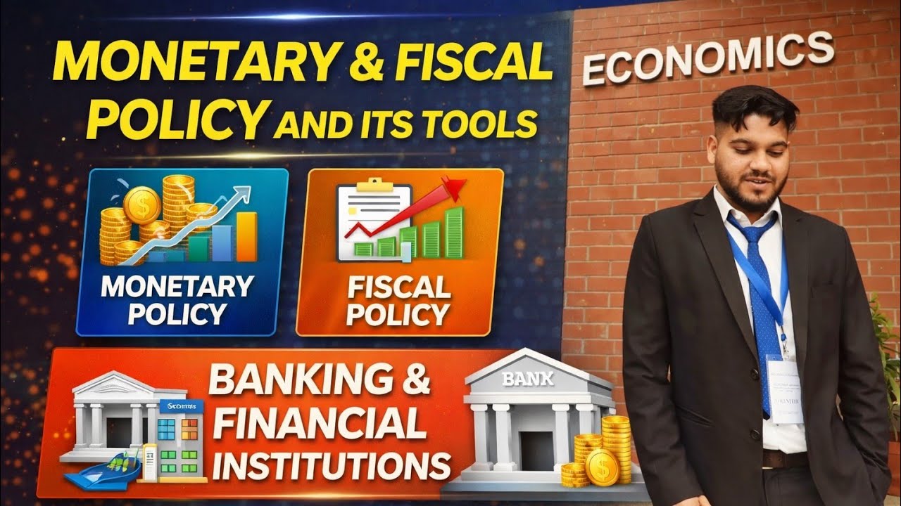 Monetary Policy vs Fiscal Policy Class 3 | Quantitative & Qualitative Tools | UGC NET Commerce