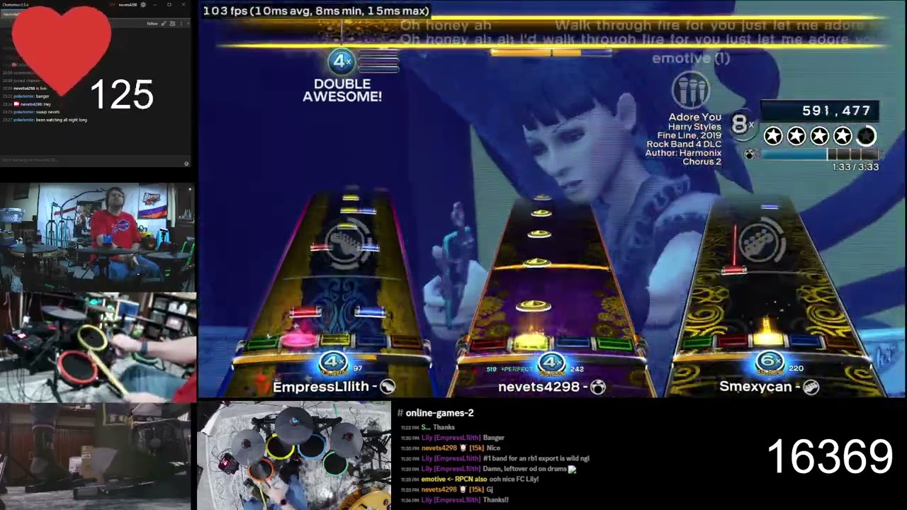 Adore You by Harry Styles - Full Band Gold 1s Rock Band 3 Deluxe RPCS3