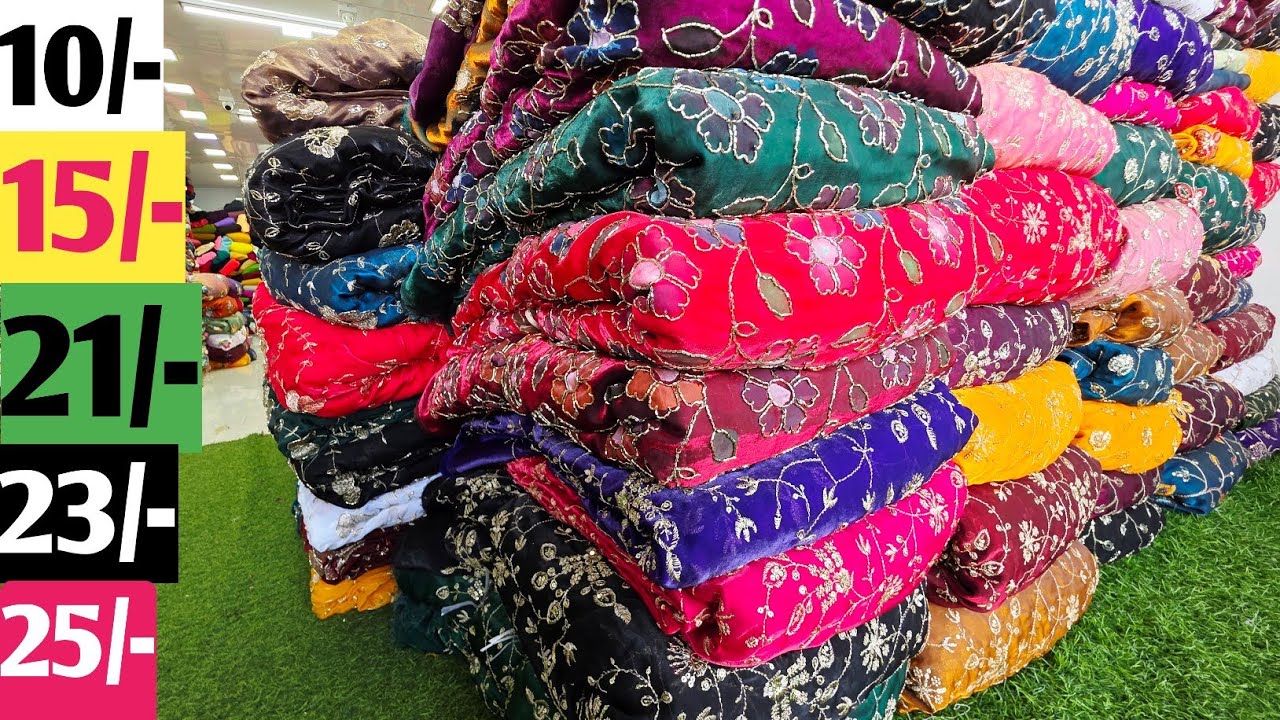 मैन्युफैक्चर से भी सस्ते रेट // DESIGNER FABRIC WHOLESALER MARKET IN SURAT, FABRIC MARKET IN SURAT.