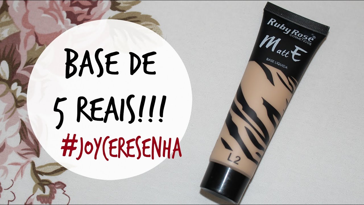 #JoyceResenha | Base Matte Ruby Rose
