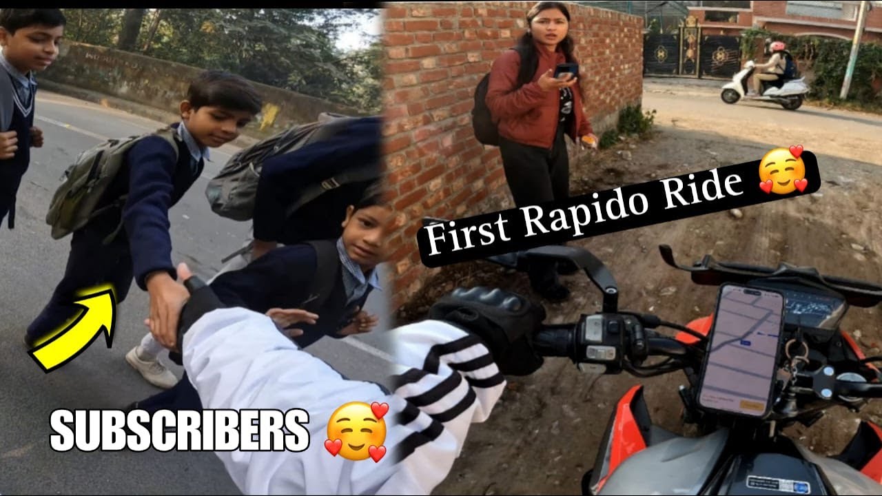New Subscriber Met on Rapido Ride 😍 | Unexpected Ending