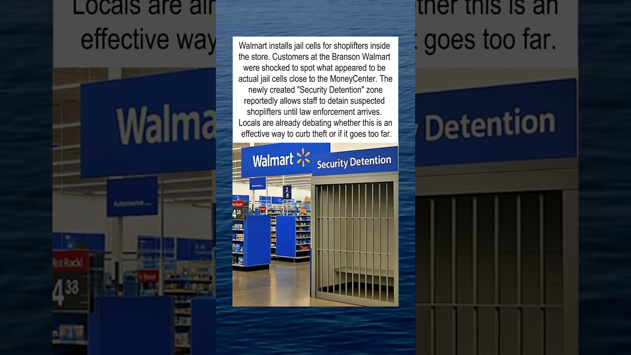 Walmart Adds Jail Cells Inside Stores &ndash; Genius or Too Much?