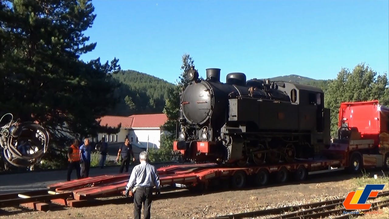 Ritorno della locomotiva FCL353 sui binari della Ferrovia Silana