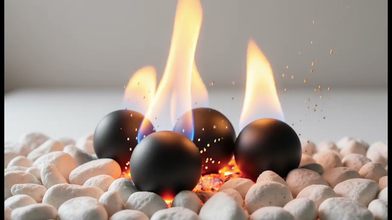 Crackling Fireplace 9 Hours | Deep Sleep, Study & Work Ambience | Cozy Fire HD 4K