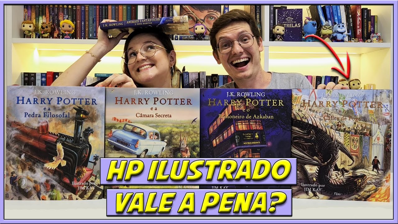 REVIEW LIVROS HARRY POTTER ILUSTRADOS! ⚡️