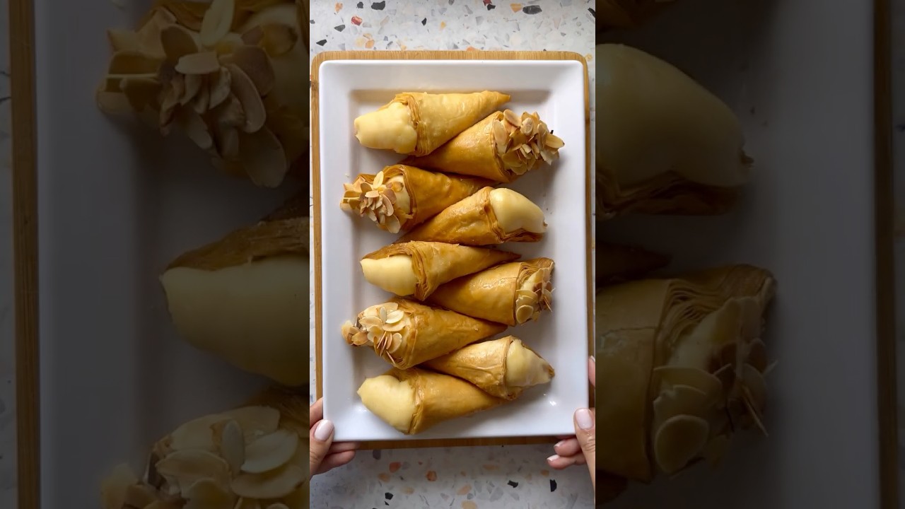 How to make Trigona - A traditional Greek dessert from Thessaloniki Greece