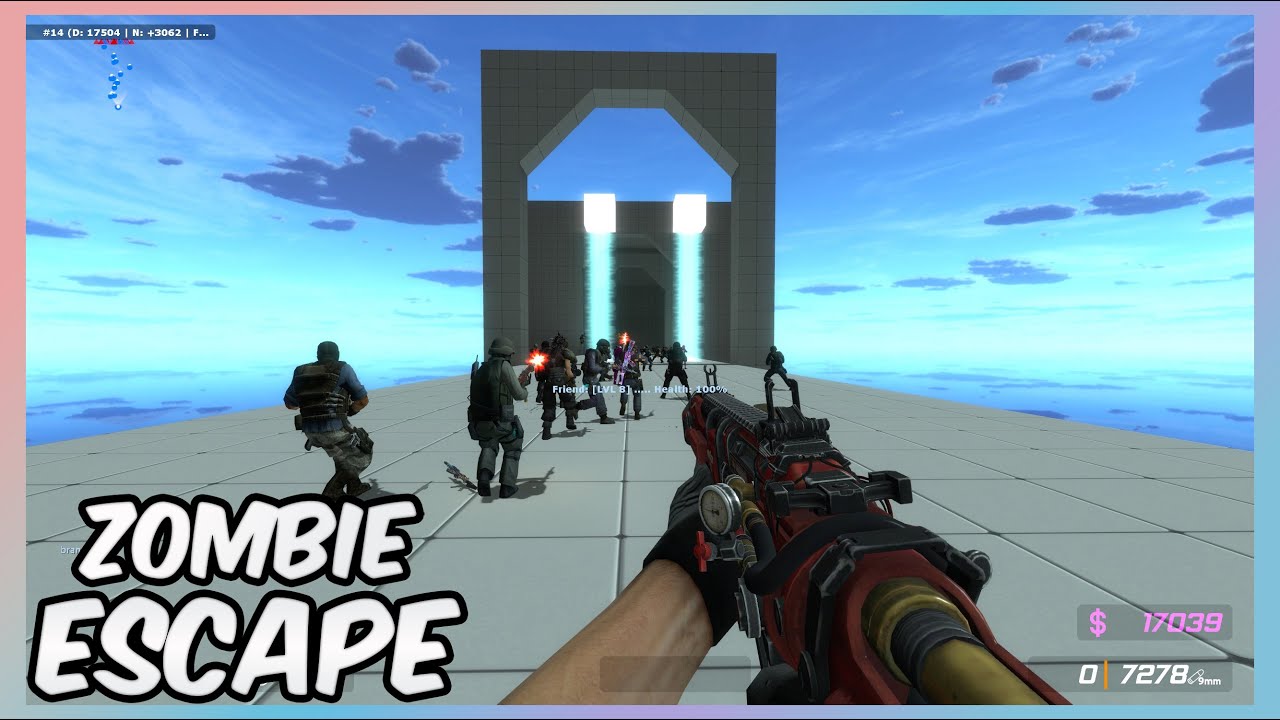 Zombie Escape in CSS - ze_no_title_s1 on UNLOZE