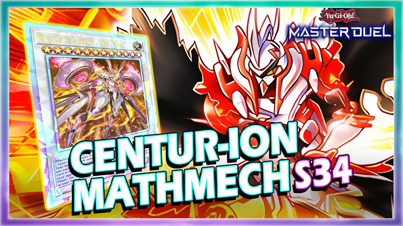 CENTUR-ION MATHMECH SEASON 34 RANKED GAMEPLAY IN YUGIOH MASTER DUEL