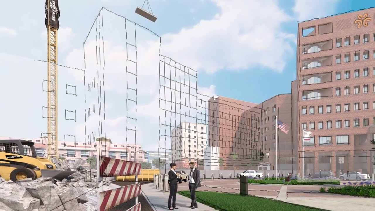 California Hospital Medical Center Groundbreaking Animation