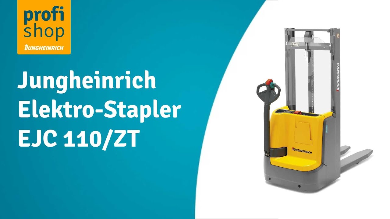 Elektro-Stapler Jungheinrich EJC 110/ZT - Zweifach-Teleskop-Hubgerüst