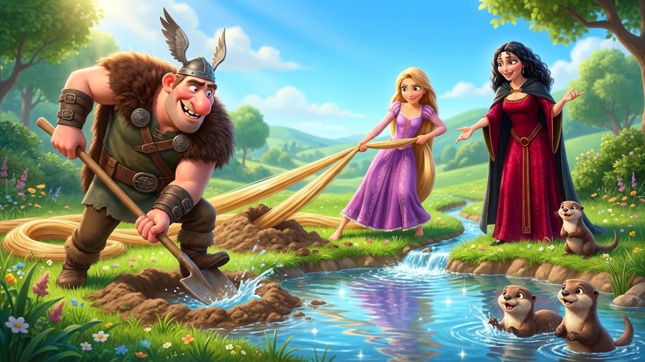 Tangled : The Otter Pond Rescue with Rapunzel Flynn and Friends | Tangled Animation