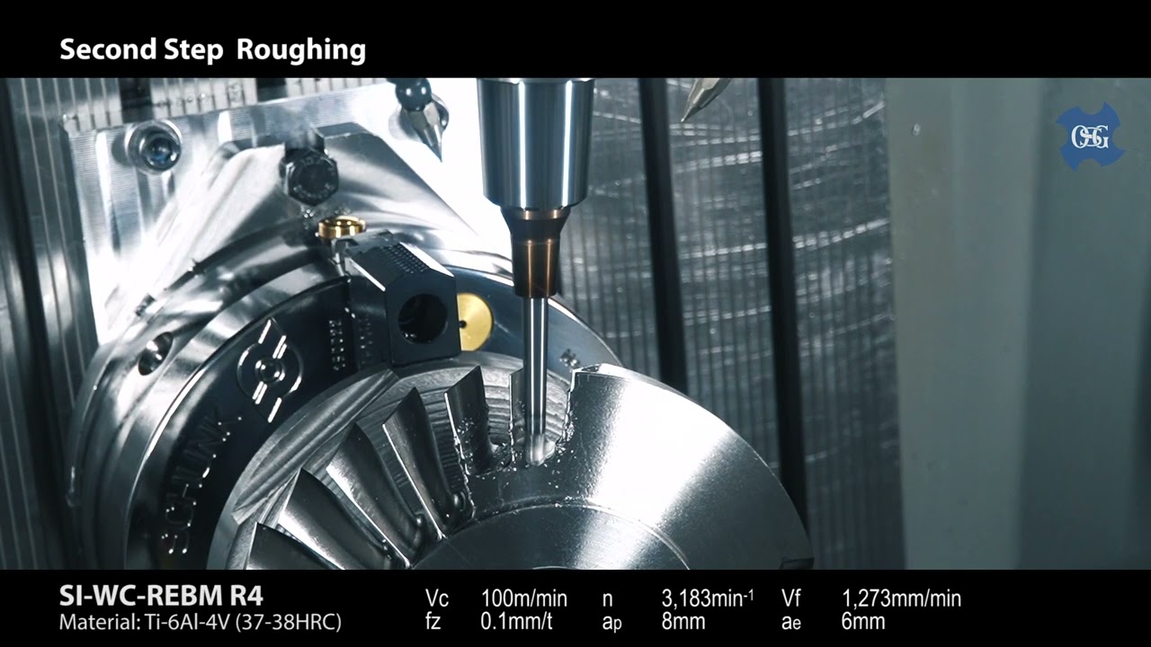OSG Titanium Blisk Heavy Duty Rough Milling