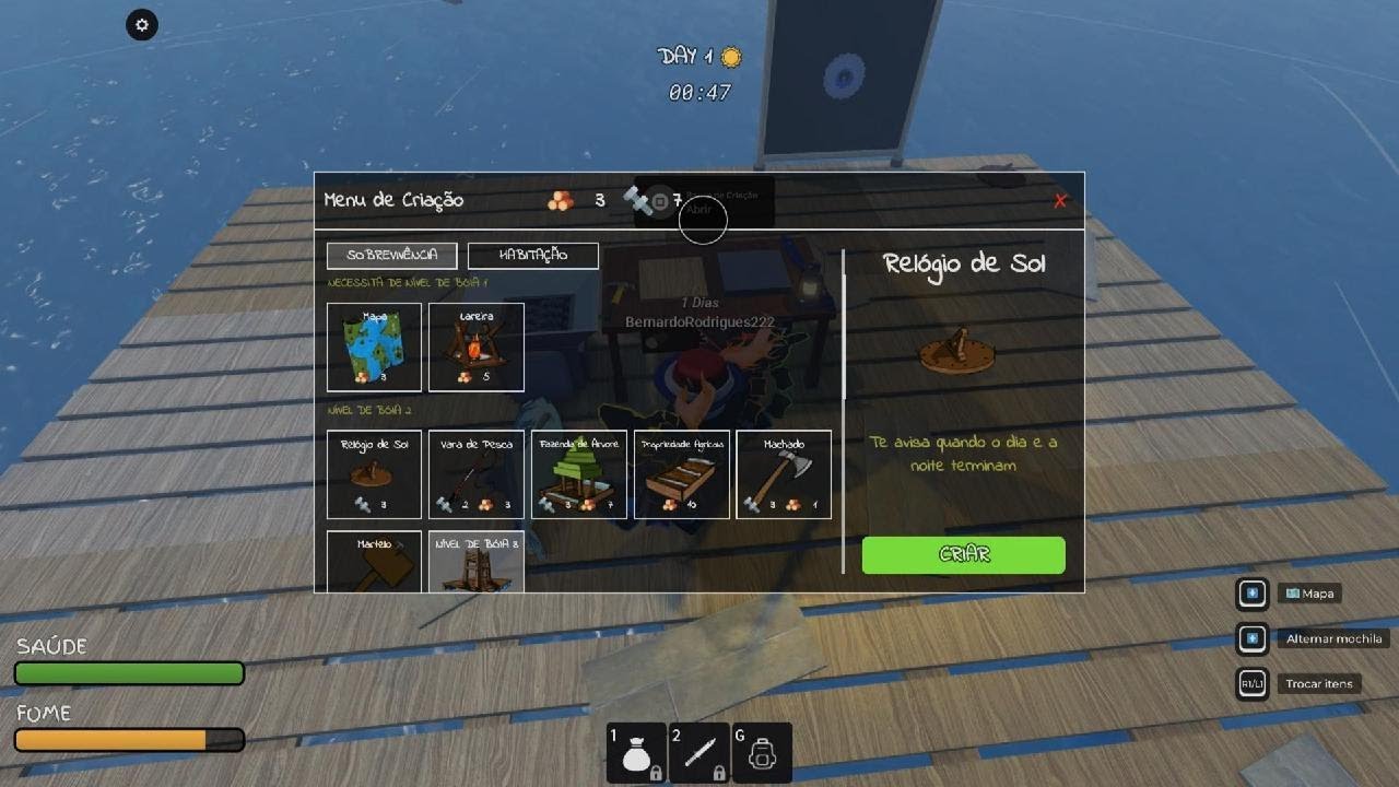 50 dias numa balsa