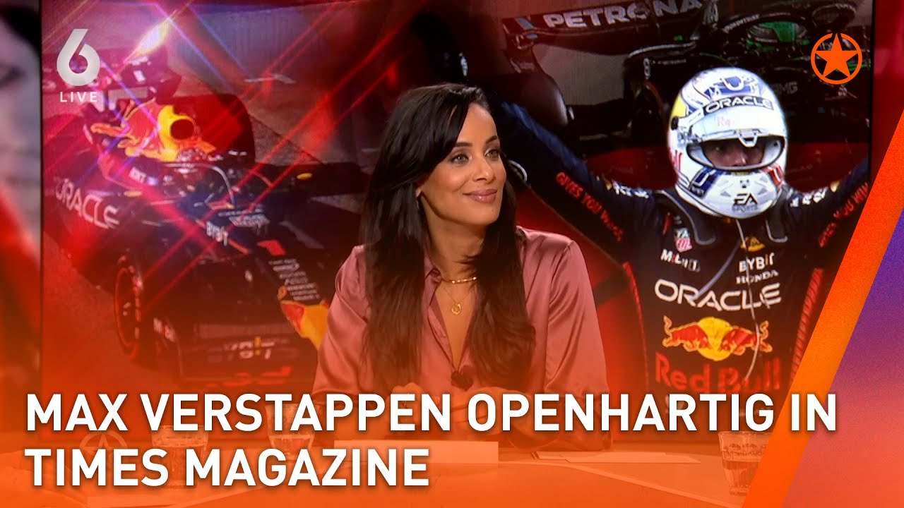 MAX VERSTAPPEN OPENHARTIG in Times Magazine | SHOWNIEUWS