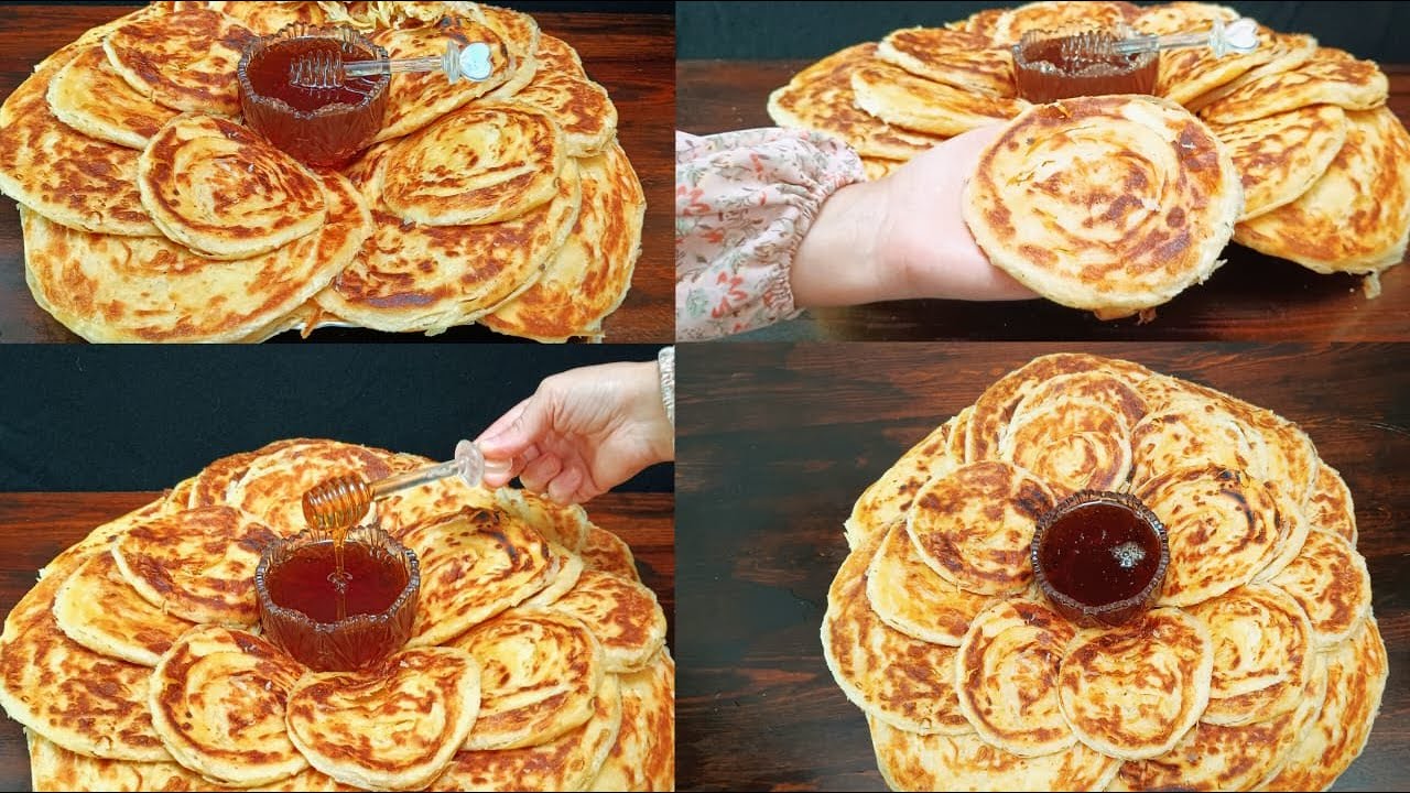 ملوي مخمر على الطريقة التقليدية هشيش و مورق يمكنكم الاحتفاض بالوصفة لشهر رمضان الكريم😋