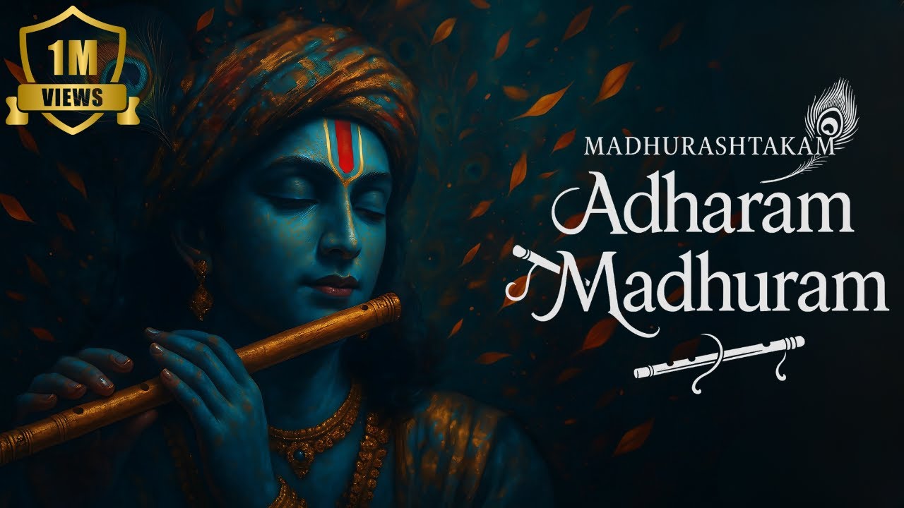Adharam Madhuram – Krishna Lyrical Meditation Chant | Madhurashtakam for Inner Bliss & Devotion
