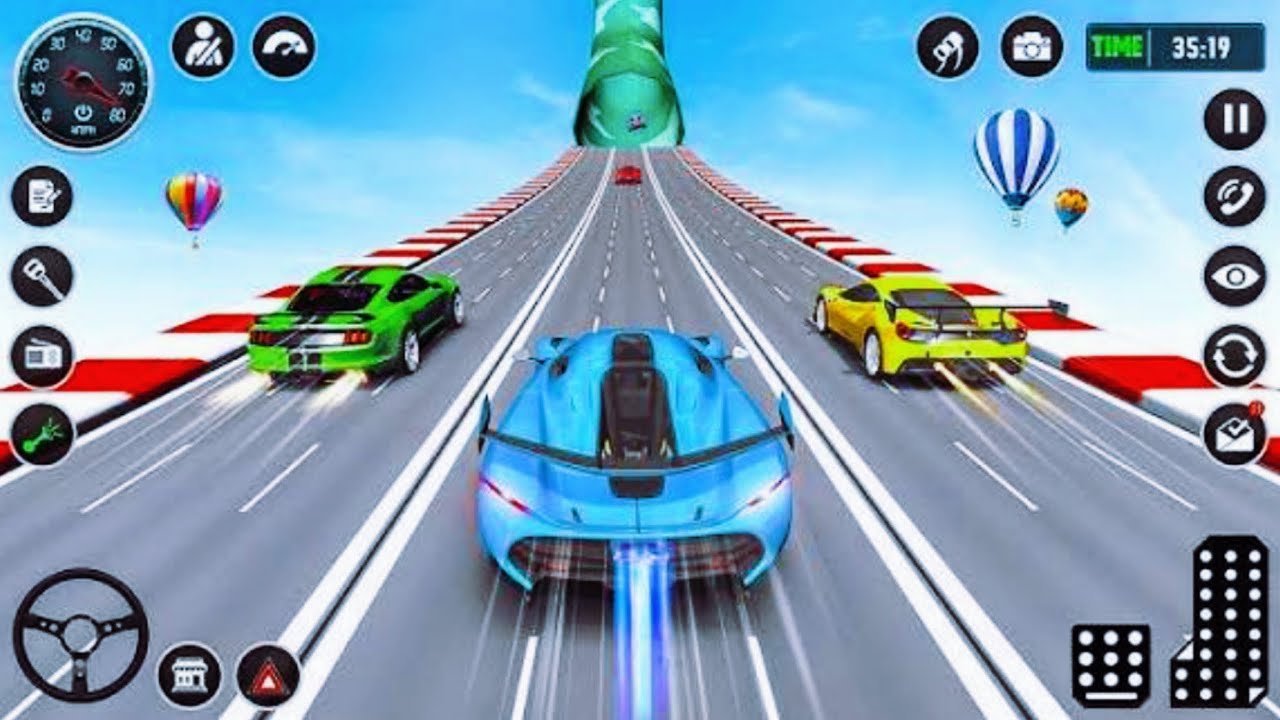 GT Ramp Car Stunts - Ramp Car Simulator 3D - Android GamePlay Video