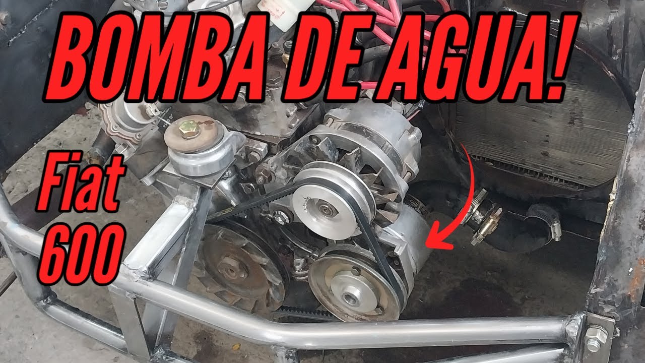 Nueva BOMBA DE AGUA en el Fiat 600!!