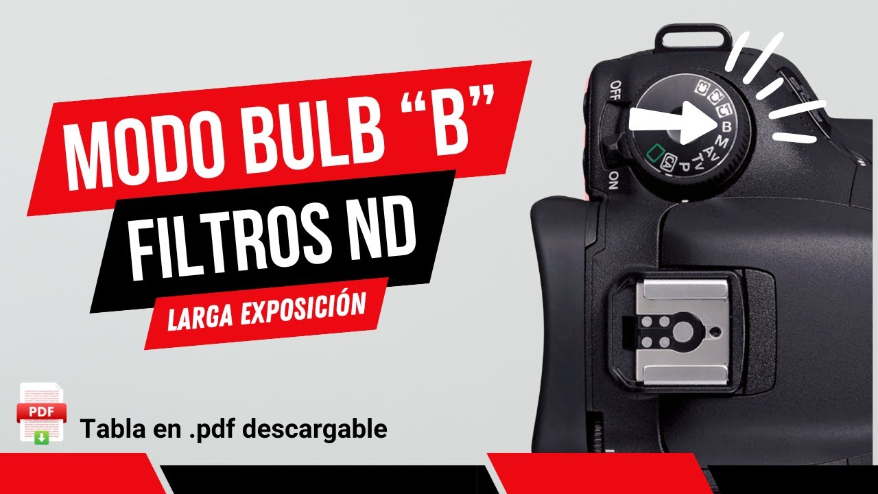 Cómo usar el Modo Bulb 'B' con Filtros ND para Largas Exposiciones IMPRESIONANTES