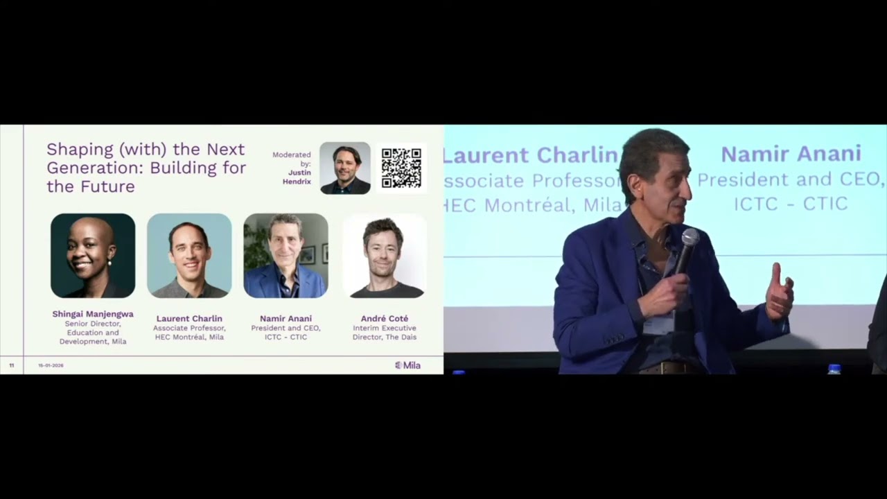 Panel Shaping (with) the Next Generation: Building for the Future