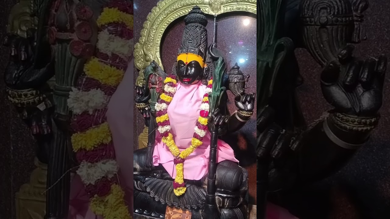 భోగి సందర్బంగా పంచామృత అభిషేకం అనంతరం శ్రీ కామాక్షి అమ్మవారు, బొండాడవీధి, విజయనగరం.