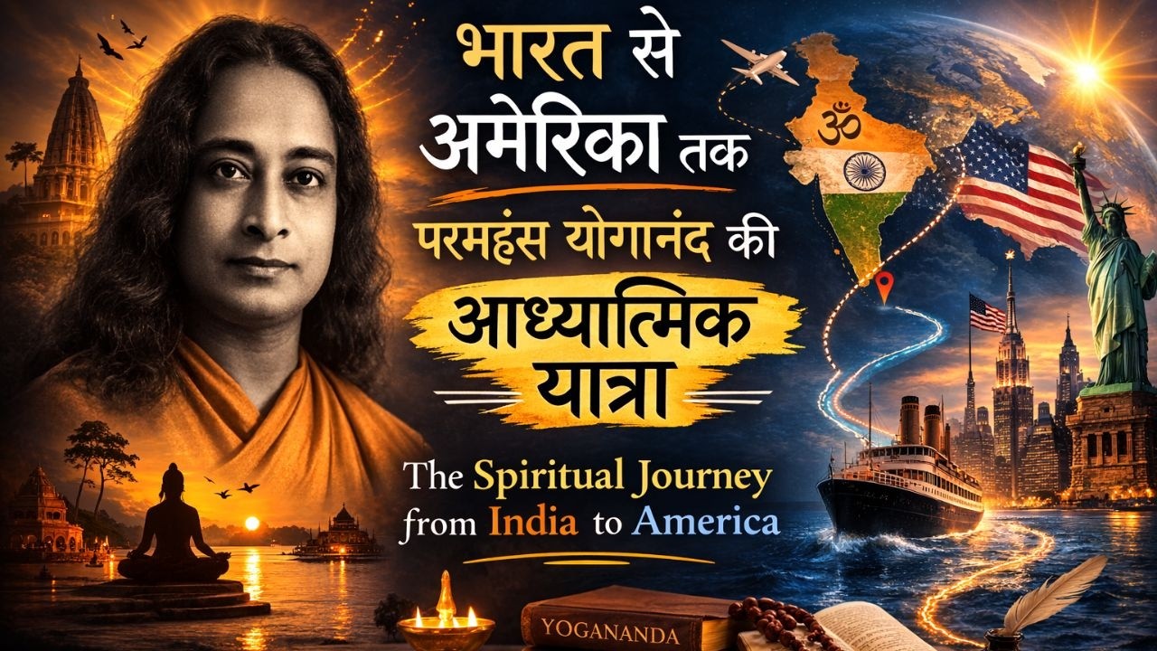 भारत से अमेरिका तक  परमहंस योगानंद की आध्यात्मिक यात्रा  The Spiritual Journey from India to America