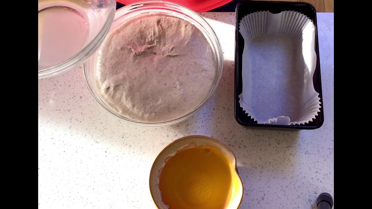 Shaping sourdough to bake in loaf tins..note: I am using standard 2lb loaf tins