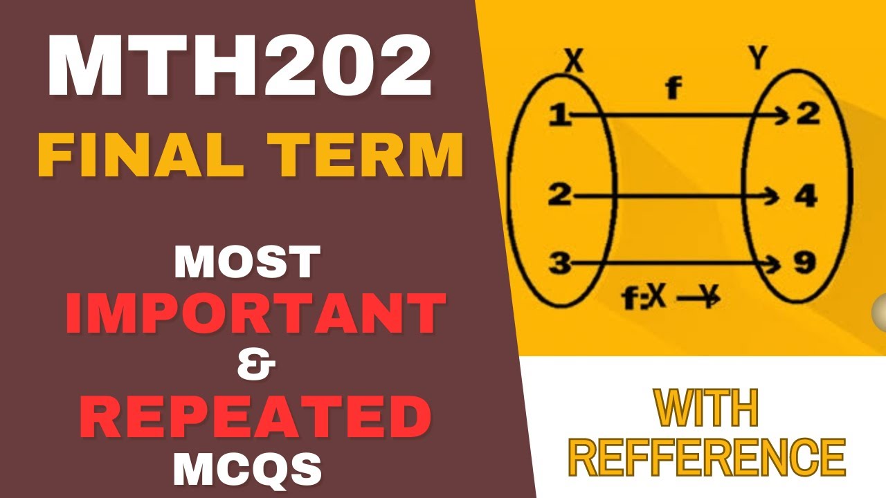 MTH202 Final Term Preparation| Past Paper solved | VU Concept