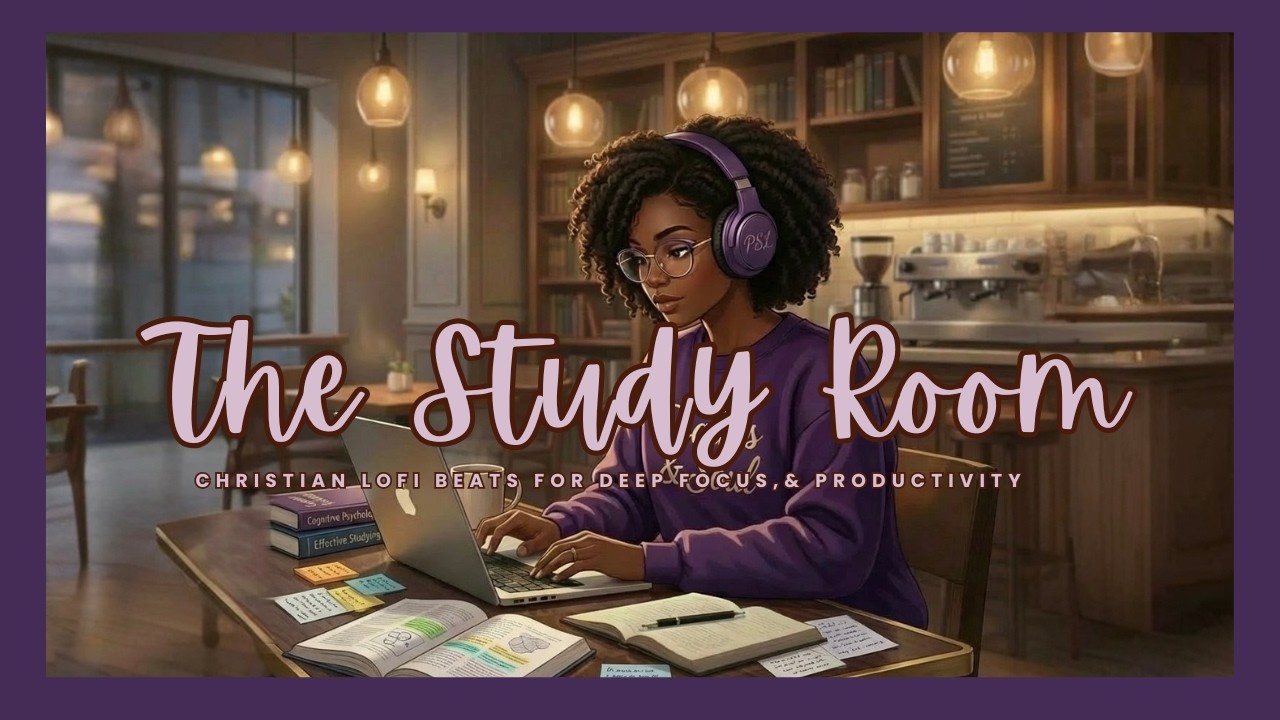 The Study Room | 24/7 Christian LoFi Beats for Focus, Peace & Productivity