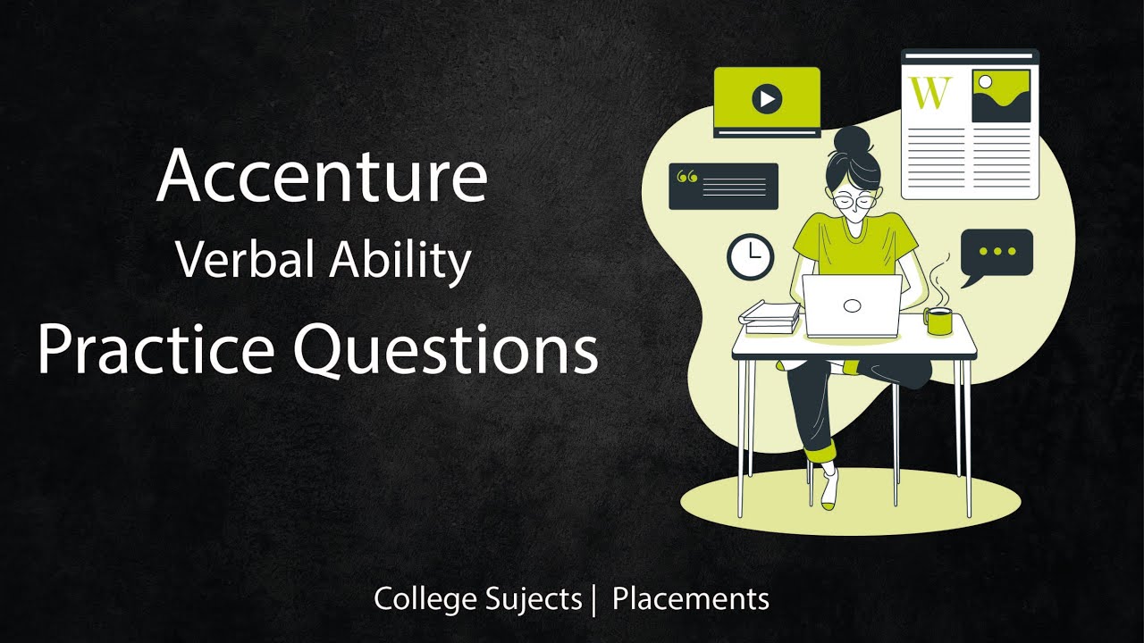 Accenture Verbal Ability Questions | Previous Year Exam Sample Questions | Verbal Round
