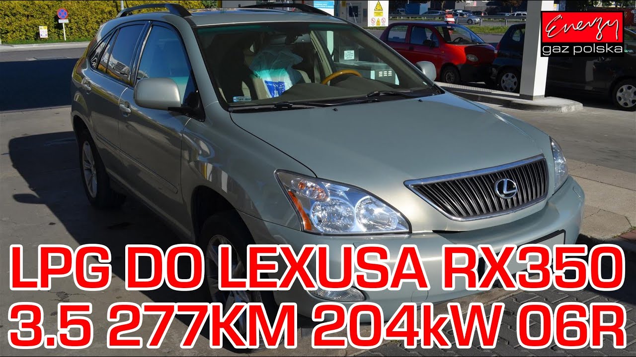Montaż gazu LPG do Lexusa RX350 3.5 277KM 204kW 2006r w Energy Gaz Polska!