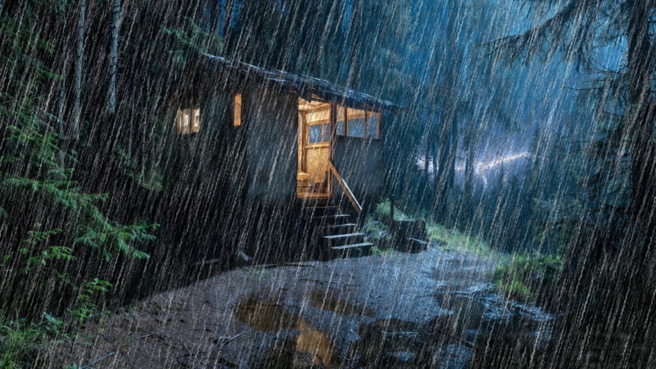 Deep Sleep Rain 🌧️ Gentle Rainfall White Noise for Insomnia & Relaxation