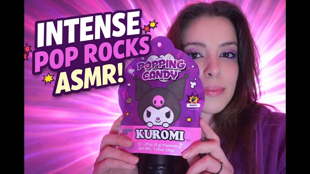 ASMR💥INTENSE Popping Candy Sounds + Crinkly Medical Mask Ultra Satisfying Mouth Pops