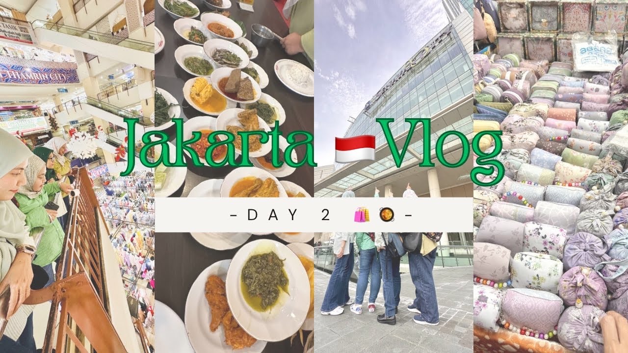 #vlog JAKARTA 🇮🇩 - Day 2 : Thamrin City, Sanayan city & plaza🛍️