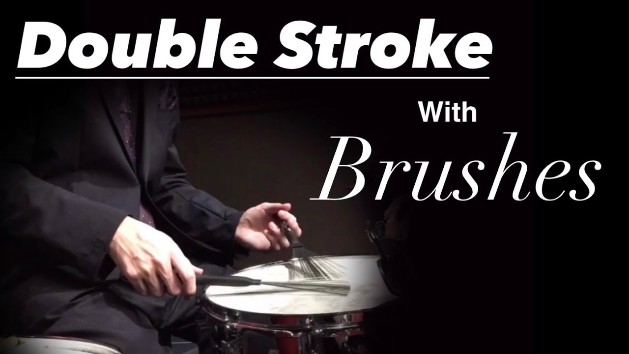 Drums How To Play “Double Stroke” With Brushes | Lateral Motion