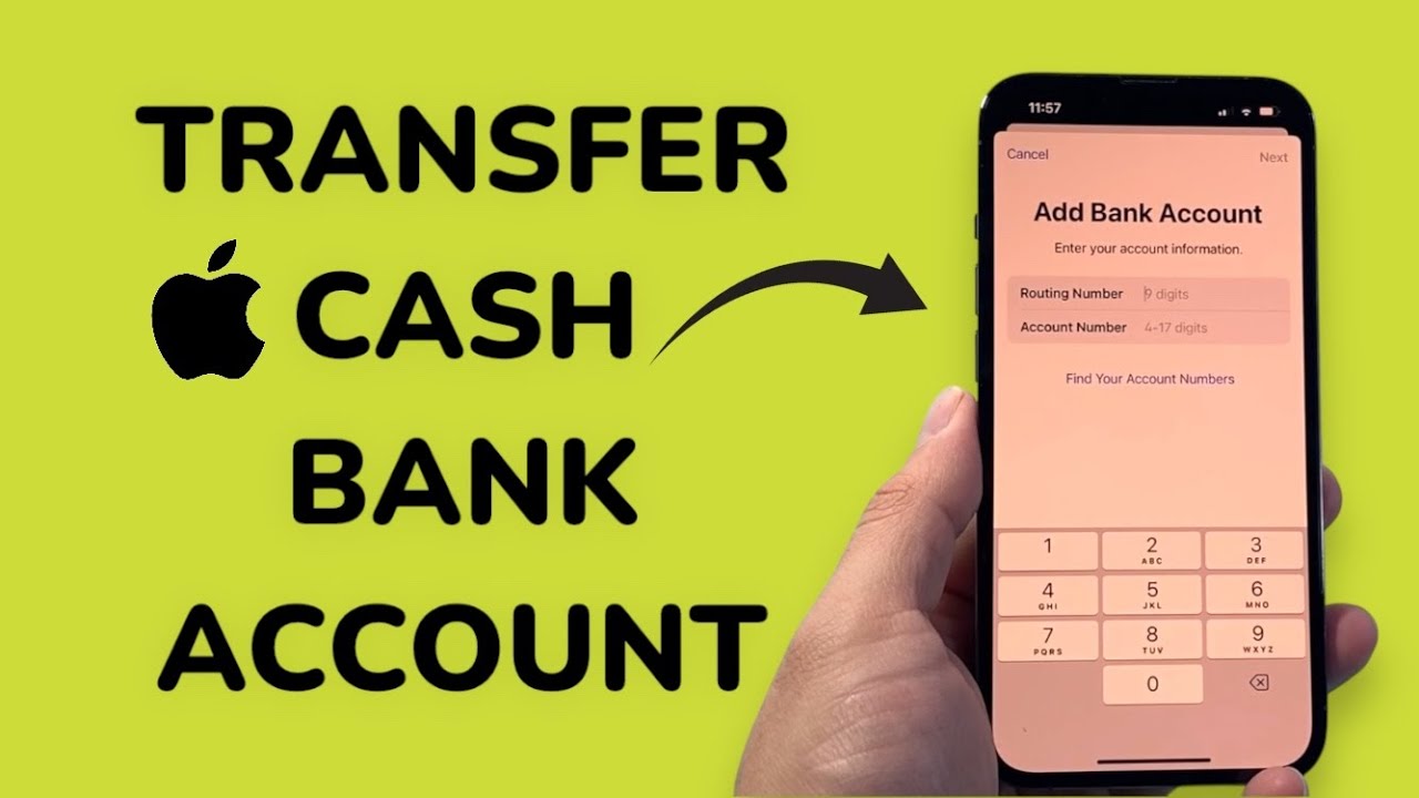 How To Transfer Apple Cash To Bank Account