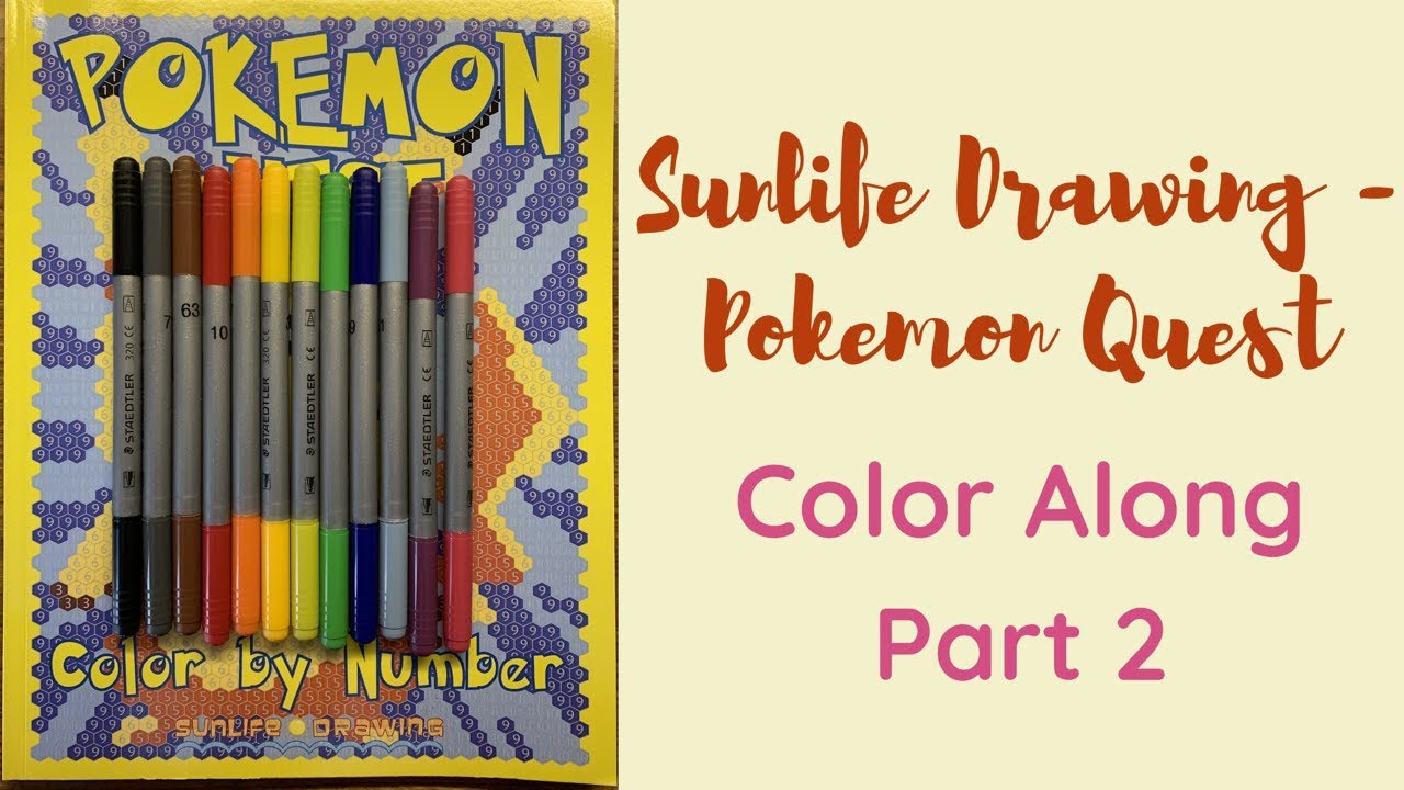 Sunlife Drawing - Pokemon Quest Color Along - Part 2