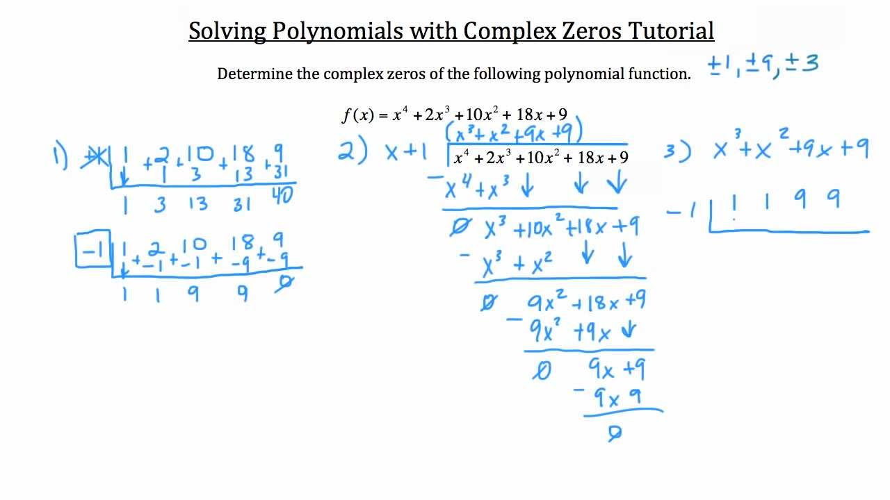 Real and Complex Polynomial Roots