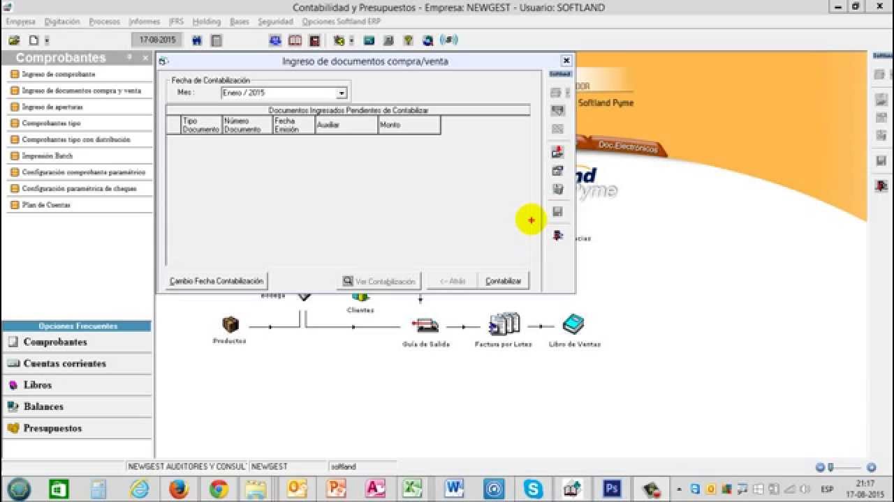 03 Ingreso de Documentos de Compra Venta Softland