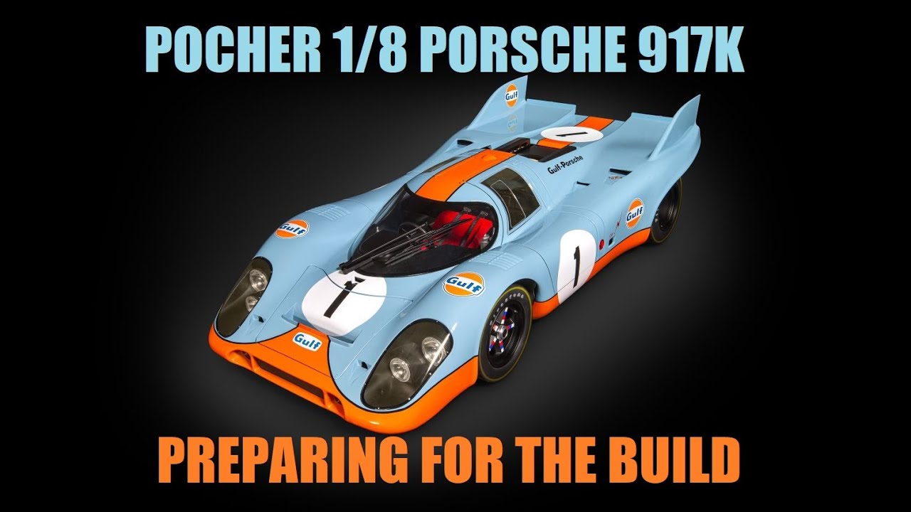 The Brand new 1/8 Porsche 917 from Pocher.. Getting prepared for the build.