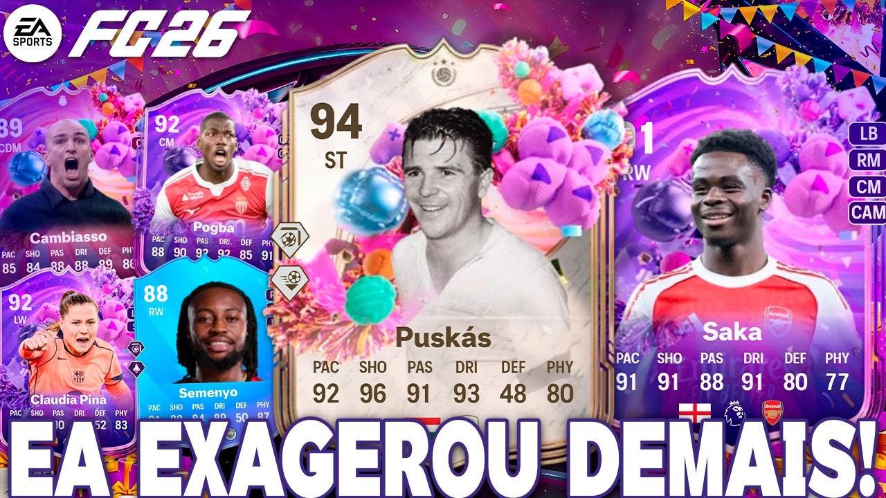 FC 26 | 😮‍💨 TIME 2 CHEGOU COM UM ENORME EXAGERO!! DME SAKA E NOVA EVOLUÇÃO